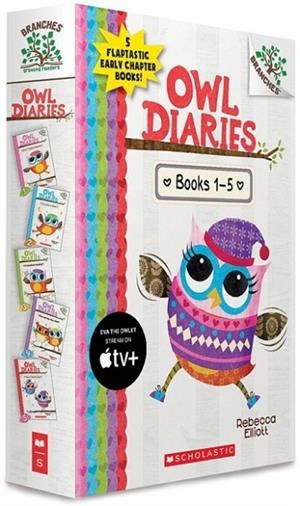 OWL DIARIES BOX SET 1-5 | 9781338144314 | REBECCA ELLIOTT