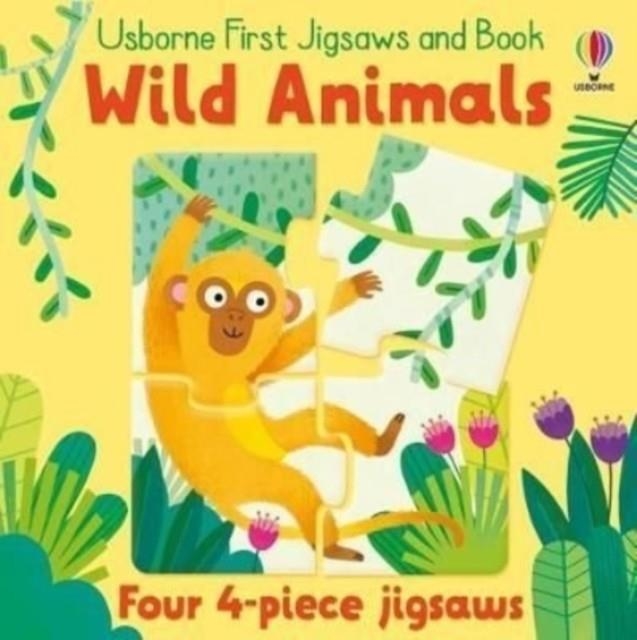 USBORNE FIRST JIGSAWS AND BOOK: WILD ANIMALS | 9781801313599 | MATTHEW OLDHAM