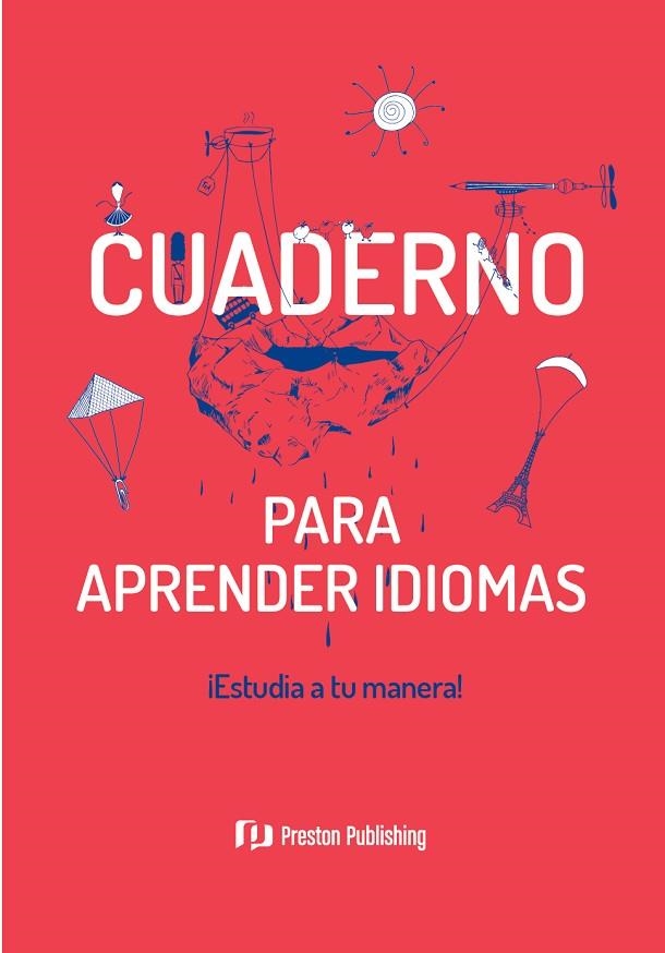 CUADERNO PARA APRENDER IDIOMAS ROJO | 9788366384873 | PRESTON