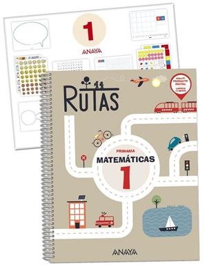 MATEMÁTICAS 1. RUTAS. (INCLUYE MATERIAL MANIPULATIVO) | 9788469893463
