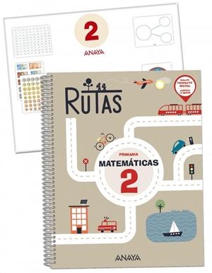 MATEMÁTICAS 2. RUTAS. (INCLUYE MATERIAL MANIPULATIVO) | 9788469893685