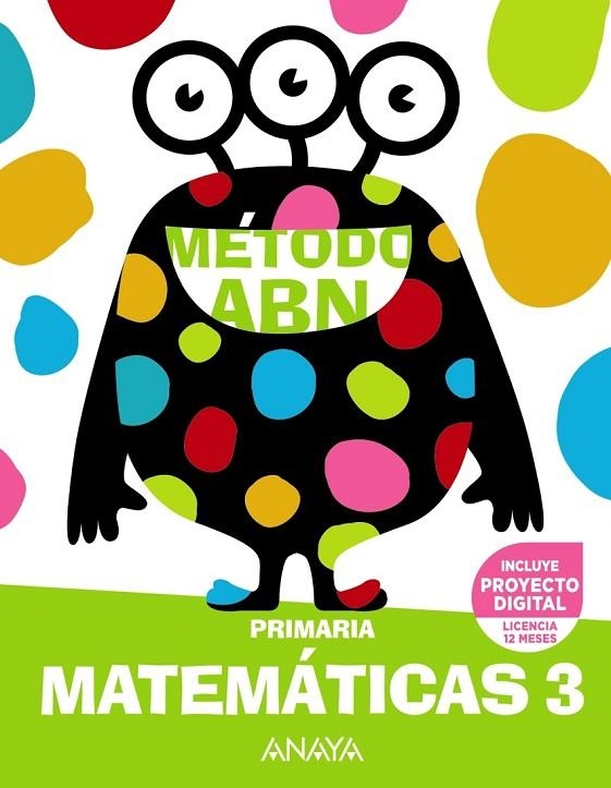 MATEMÁTICAS ABN 3. | 9788469899946