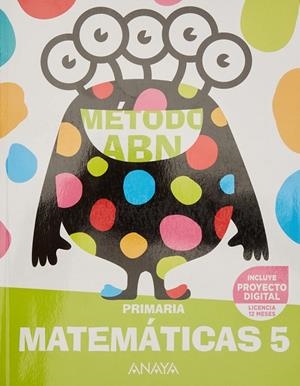 MATEMÁTICAS ABN 5. | 9788414302712
