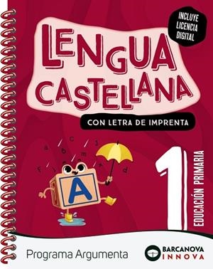 ARGUMENTA 1. LENGUA CASTELLANA (LLETRA IMPREMTA) | 9788448956356
