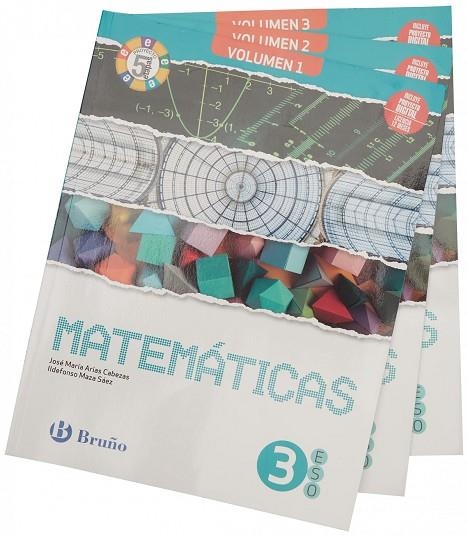 MATEMÁTICAS 3 ESO 3 VOLÚMENES PROYECTO 5 ETAPAS | 9788469633212