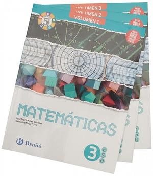 MATEMÁTICAS 3 ESO 3 VOLÚMENES PROYECTO 5 ETAPAS | 9788469633212