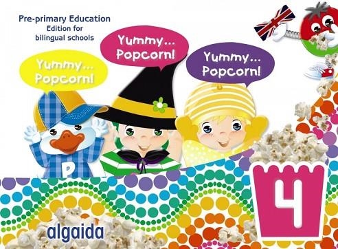 YUMMY... POPCORN! AGE 4 | 9788491895893