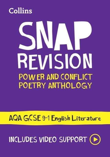 AQA POETRY ANTHOLOGY POWER AND CONFLICT REVISION GUIDE | 9780008551551