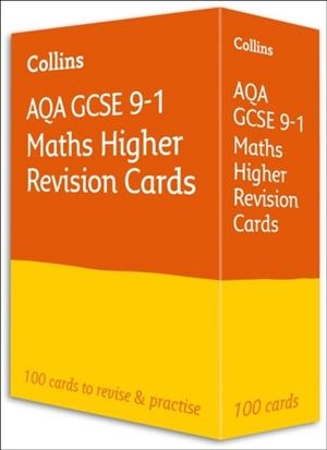 AQA GCSE 9-1 MATHS HIGHER REVISION CARDS | 9780008359751