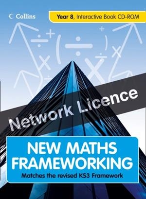 COLLINS MATHS FRAMEWORKING YEAR 8 INTERACTIVE BOOK CD-ROM: WHITEBOARD RESOURCE: NETWORK LICENCE (DOWNLOAD 2ND EDITION) *DIGITAL* | 9780007236794