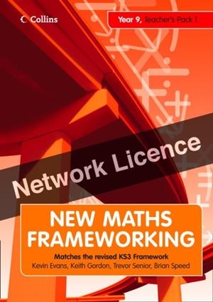 COLLINS MATHS FRAMEWORKING YEAR 9 TEACHER'S GUIDE BOOK 1 (LEVELS 4–5): NETWORK LICENCE (DOWNLOAD 2ND EDITION) *DIGITAL* | 9780007266302