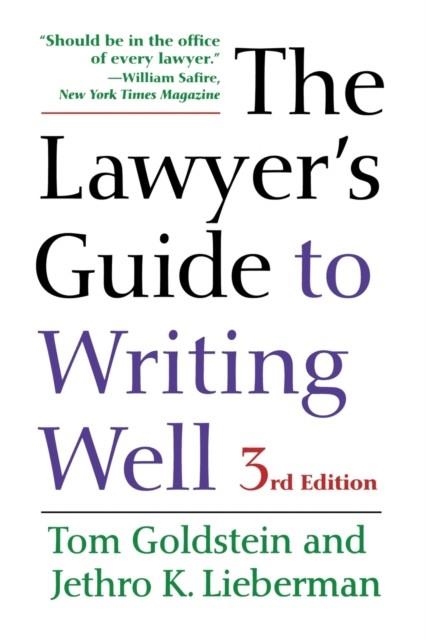 THE LAWYER'S GUIDE TO WRITING WELL (3RD ED.) | 9780520288430