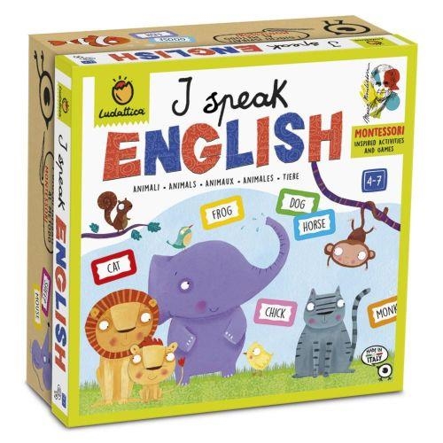JUEGO LUDATTICA MONTESSORI - I SPEAK ENGLISH - ANIMALES | 8057158621160 | LUDATTICA