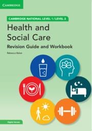 HEALTH AND SOCIAL CARE REVISION GUIDE WORKBOOK PRINT DIGITAL - 2 YEARS *DIGITAL* | 9781009159319