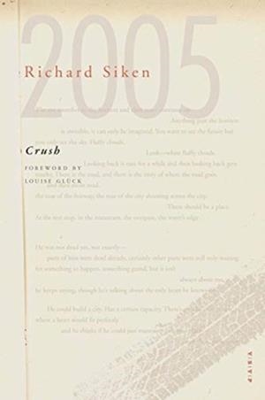 CRUSH | 9780300246308 | RICHARD SIKEN