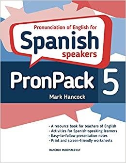 PRONUNCIATION OF ENGLISH FOR SPANISH SPEAKERS | 9780995757509 | MARK HANCOCK