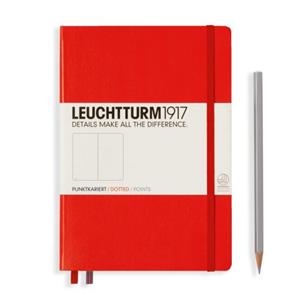 AGENDA NOTEBOOK MEDIUM A5, T/D, PUNTOS ROJO. | 4004117336003