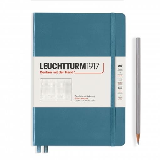 AGENDA NOTEBOOK MEDIUM A5, T/D,PUNTOS RISING STONE BLUE | 4004117587405