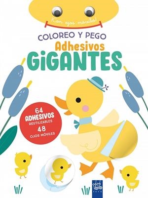 COLOREO Y PEGO ADHESIVOS GIGANTES. PATO | 9788408266396