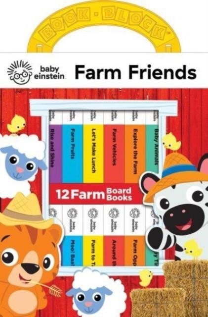 BABY EINSTEIN FARM FRIENDS 12 BOARD BOOKS MY FIRST LIBRARY | 9781503767324 | P I KIDS