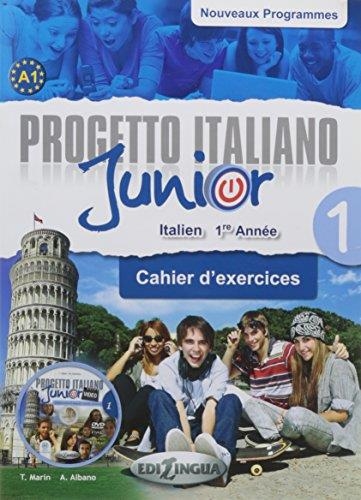 PROGETTO ITALIANO JUNIOR 1 POUR FRANCOPHONES 
CAHIER D’EXERCICES + VIDEO - PP. 64 | 9789606930768