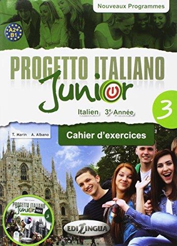 PROGETTO ITALIANO JUNIOR 3 POUR FRANCOPHONES
CAHIER D’EXERCICES + VIDEO - PP. 68 | 9789606930980