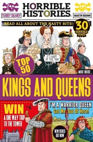 TOP 50 KINGS & QUEENS | 9780702325151 | TERRY DEARY