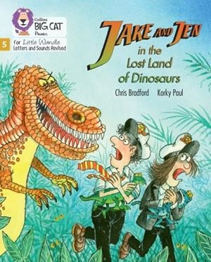JAKE AND JEN IN THE LOST LAND OF DINOSAURS (STRETCH AND CHALLENGE) (SET 4)-FICTION-PHASE 5 | 9780008539368