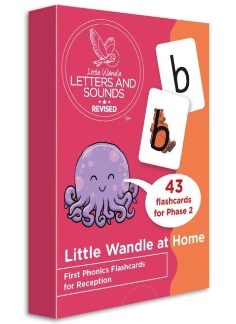 LITTLE WANDLE AT HOME PHONICS FLASHCARDS FOR RECEPTION: PHASE 2 -LITTLE WANDLE AT HOME | 9780008563738