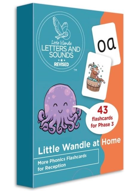 LITTLE WANDLE AT HOME MORE PHONICS FLASHCARDS FOR RECEPTION: PHASE 3 -LITTLE WANDLE AT HOME | 9780008587543