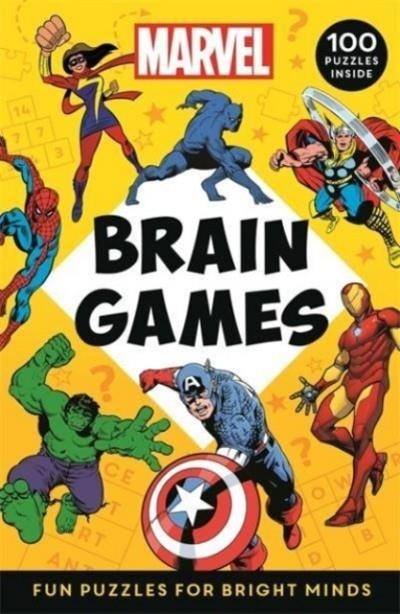 MARVEL BRAIN GAMES : FUN PUZZLES FOR BRIGHT MINDS | 9781800785670 | MARVEL