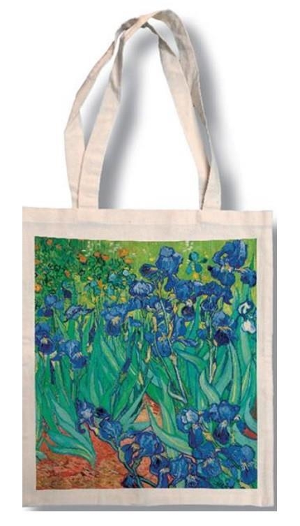 TOTE BAG VAN GOGH IRISES  | TOTEBAG000013