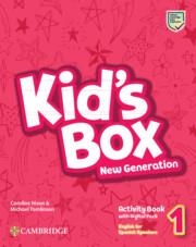 KID'S BOX NEW GENERATION LEVEL 1 ACTIVITY BOOK WITH HOME BOOKLET AND DIGITAL PACK ENGLISH FOR SPANISH SPEAKERS | 9788413224398