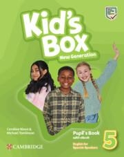 KID'S BOX NEW GENERATION LEVEL 5 PUPIL'S BOOK WITH EBOOK ENGLISH FOR SPANISH SPEAKERS | 9788413225180