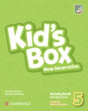 KID'S BOX NEW GENERATION LEVEL 5 ACTIVITY BOOK WITH HOME BOOKLET AND DIGITAL PACK ENGLISH FOR SPANISH SPEAKERS | 9788413225210