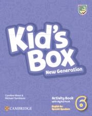 KID'S BOX NEW GENERATION LEVEL 6 ACTIVITY BOOK WITH HOME BOOKLET AND DIGITAL PACK ENGLISH FOR SPANISH SPEAKERS | 9788413225333