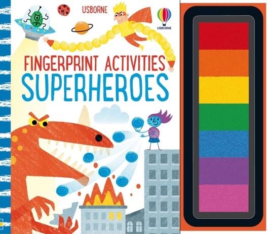 FINGERPRINT ACTIVITIES SUPERHEROES | 9781803705101 | FIONA WATT