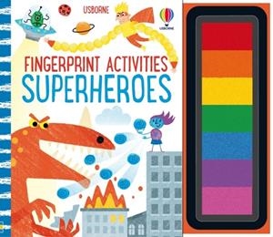 FINGERPRINT ACTIVITIES SUPERHEROES | 9781803705101 | FIONA WATT