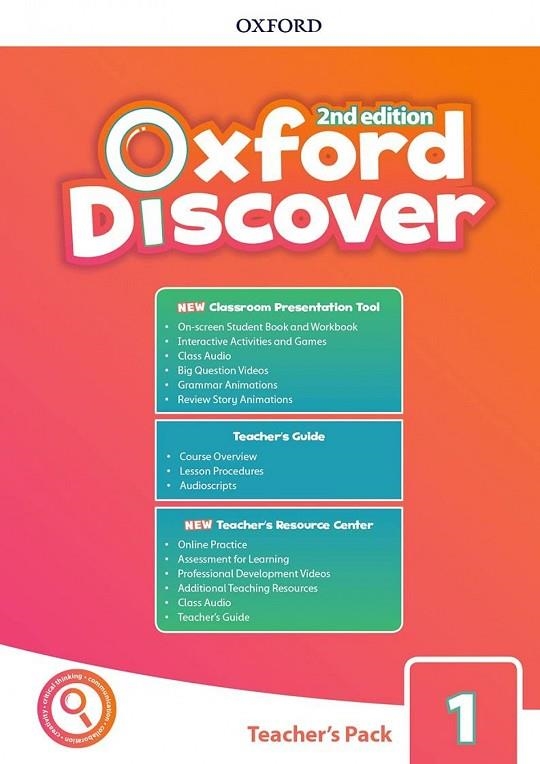 OXF DISCOVER 1 TB PK W/CPT TG + OPT 2ED | 9780194053884