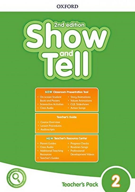 OXF SHOW AND TELL 2 TG+CPT+TRC PK 2ED | 9780194054652