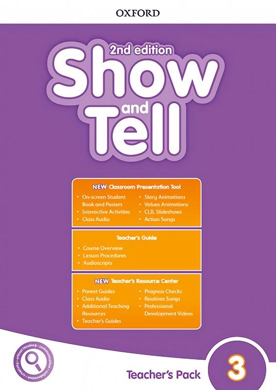 OXF SHOW AND TELL 3 TG+CPT+TRC PK 2ED | 9780194054706