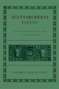 SEXTI PROPERTI ELEGI.(IMPORTACION) | 9780198146742