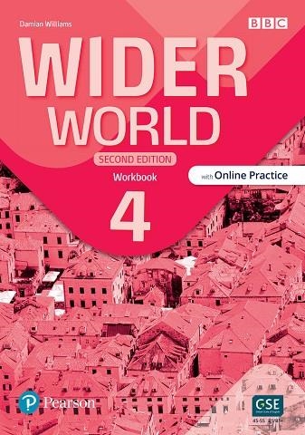 WIDER WORLD 2E 4 WORKBOOK WITH ONLINE PRACTICE AND APP *DIGITAL* | 9781292422800