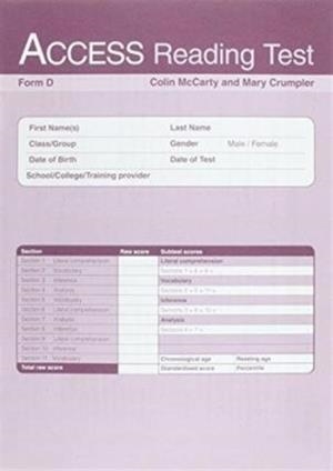 ACCESS READING TEST (ART): FORM D PK10 | 9781444196344