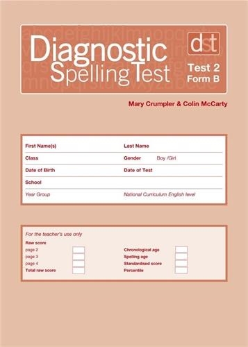 DIAGNOSTIC SPELLING TESTS: TEST 2, FORM B PK10 | 9780340912751 | MARY CRUMPLER