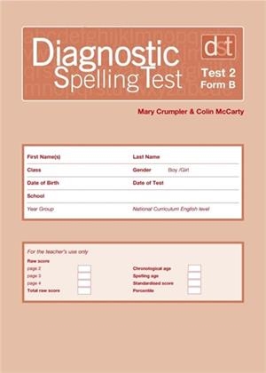 DIAGNOSTIC SPELLING TESTS: TEST 2, FORM B PK10 | 9780340912751 | MARY CRUMPLER