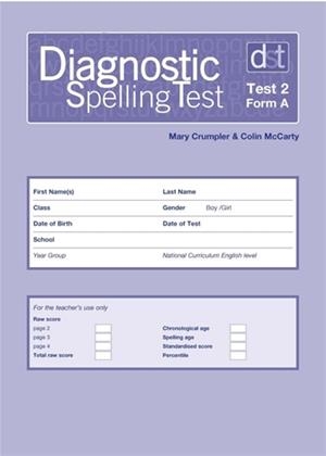 DIAGNOSTIC SPELLING TESTS: TEST 2, FORM A PK10 | 9780340912744