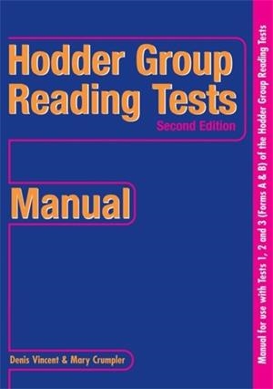 HODDER GROUP READING TESTS (HGRT) II: 1-3 MANUAL | 9780340912706