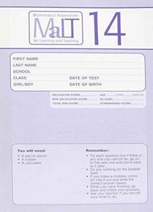 MALT TEST 14 PK10 (MATHEMATICS ASSESSMENT FOR LEARNING AND TEACHING) | 9780340886595 | JULIAN WILLIAMS