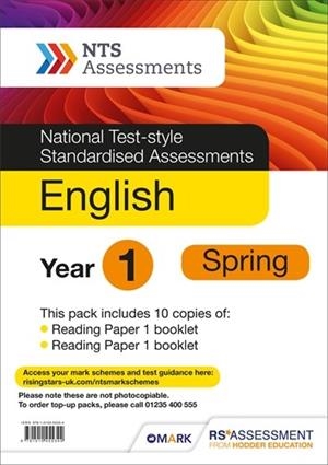 NTS ENGLISH YEAR 1, SPRING PK10 (NATIONAL TEST-STYLE STANDARDISED ASSESSMENTS) | 9781510455344